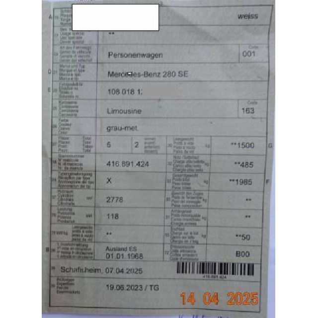 570 MercedesBenz 001 280 SE 075 280 SE [SC]