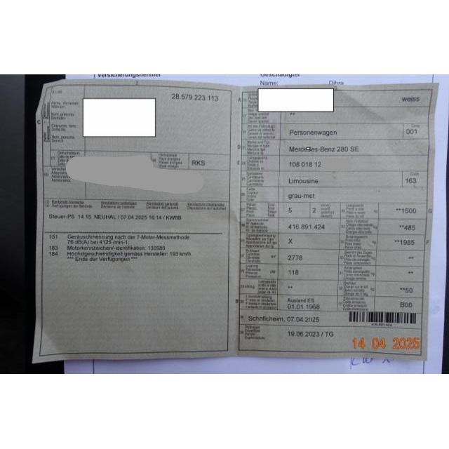 570 MercedesBenz 001 280 SE 075 280 SE [SC]