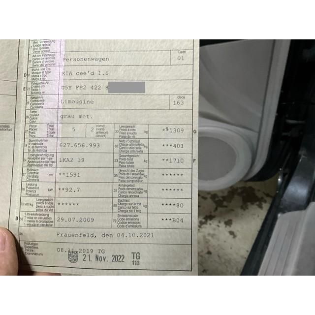 Kia 1.6 CVVT Trend Cee'd [SC]
