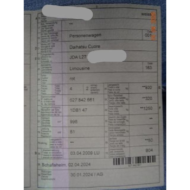 Daihatsu 1.0 Cuore [SC]