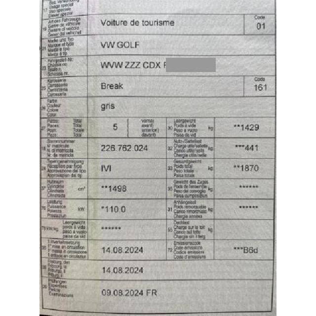 VW 1.5 eTSI RLine DSG Golf VIII [SC]