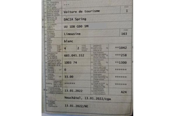 Dacia Comfort Plus Spring [SC]