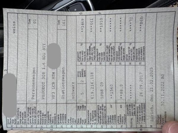 Peugeot 1.6 BlueHDi Business Line 308 SW [SC]