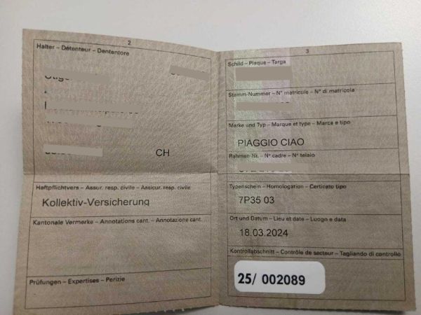 Piaggio Ciao Mofa, 1 PS [AZ]