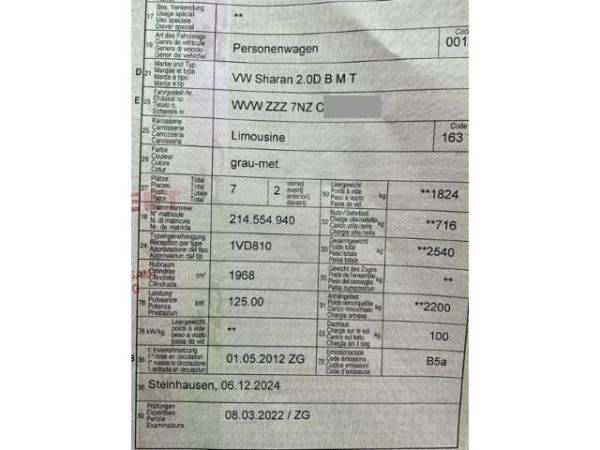 VW 2.0 TDI BlueMT Comfortl.DSG Sharan [SC]