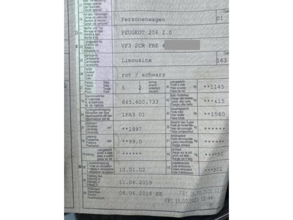 Peugeot 2.0 16V GTI 206 [SC]