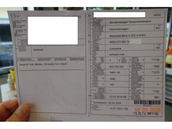 MercedesBenz E 220 d Avantgarde 4matic EKlasse W213 [SC]