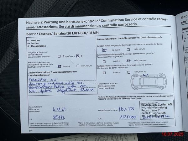 HYUNDAI i20 1.0 TGDi Amplia, 100 PS [AZ]