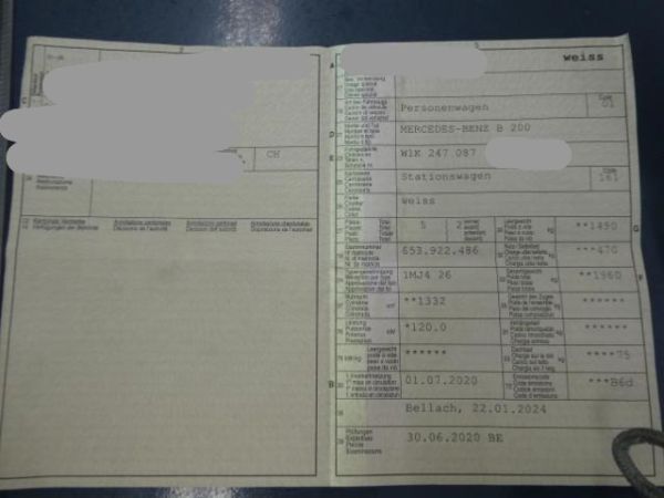 MercedesBenz B 200 Progressive BKlasse W247 [SC]