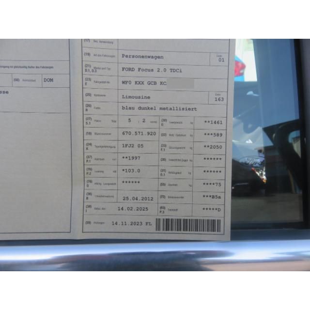 Ford 2.0 TDCi 140 Titanium Focus [SC]