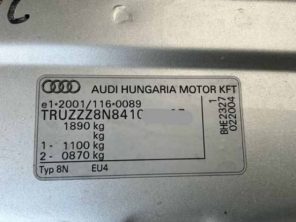 Audi 3.2 V6 quattro DSG TT Roadster [SC]