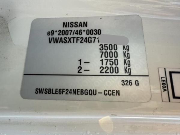Nissan 3.0 dCi 130 Pro NT400 Cabstar Kab.Ch. 35 L3 [SC]
