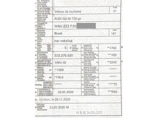 Audi 2.0 40 TDI Advanced Attraction Q3 [SC]