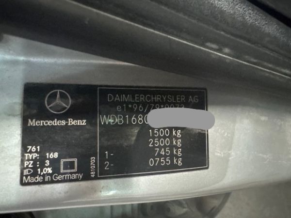 MercedesBenz A 160 Avantgarde AKlasse [SC]