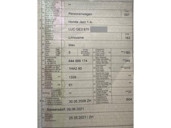 Honda 1.4iDSI ES Jazz [SC]