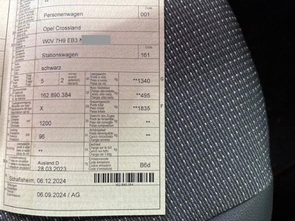 Opel 1.2 T Crossland [SC]