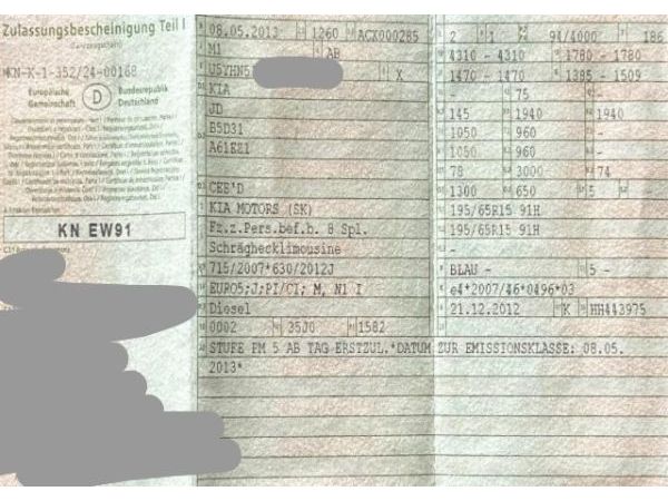 Kia 1.6 CRDi Cee'd [SC]