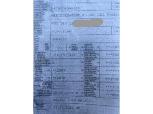 MercedesBenz ML 280 CDI MKlasse W164 [SC]