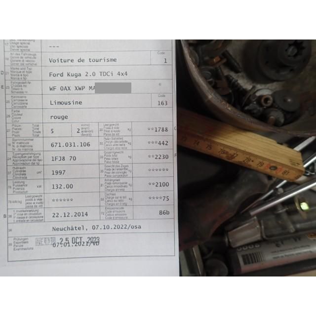 Ford 2.0 TDCi 180 Titanium S FPS Kuga [SC]