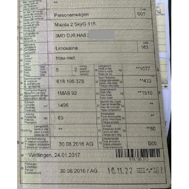 Mazda 1.5 115 Revolution 2 Lim. [SC]